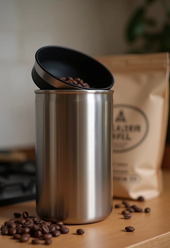 9 Must-Have Coffee Gadgets Every Coffee Lover Needs in Their Kitchen! - 8. Coffee Canister