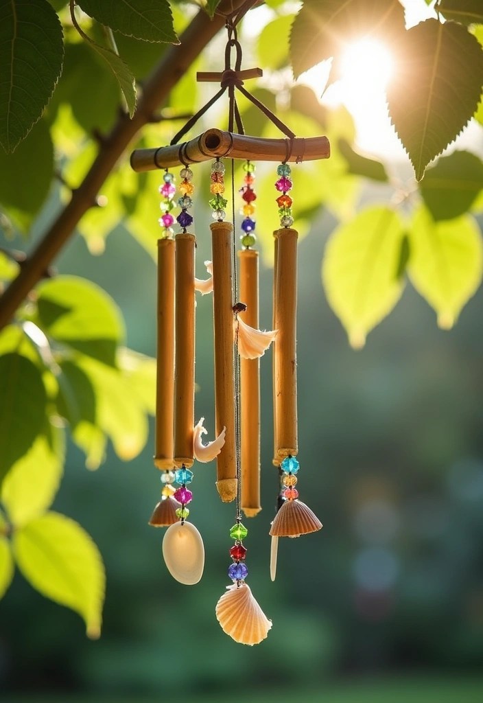10 Fun Garden Crafts for Kids That'll Make You Their Favorite Parent (Try #3 Today!) - 2. Garden Wind Chimes