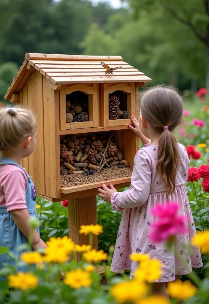 10 Fun Garden Crafts for Kids That'll Make You Their Favorite Parent (Try #3 Today!) - 7. Bug Hotels