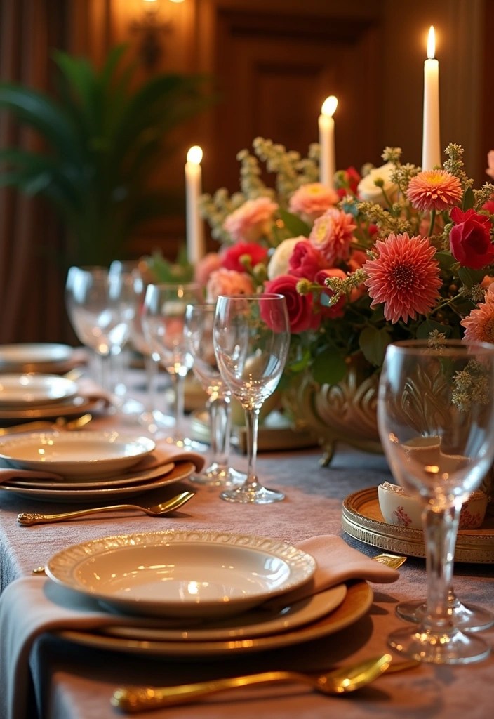 10 Stunning Rococo Decor Ideas That Will Make Your Home Feel Like a Palace! - 6. Elegant Table Settings