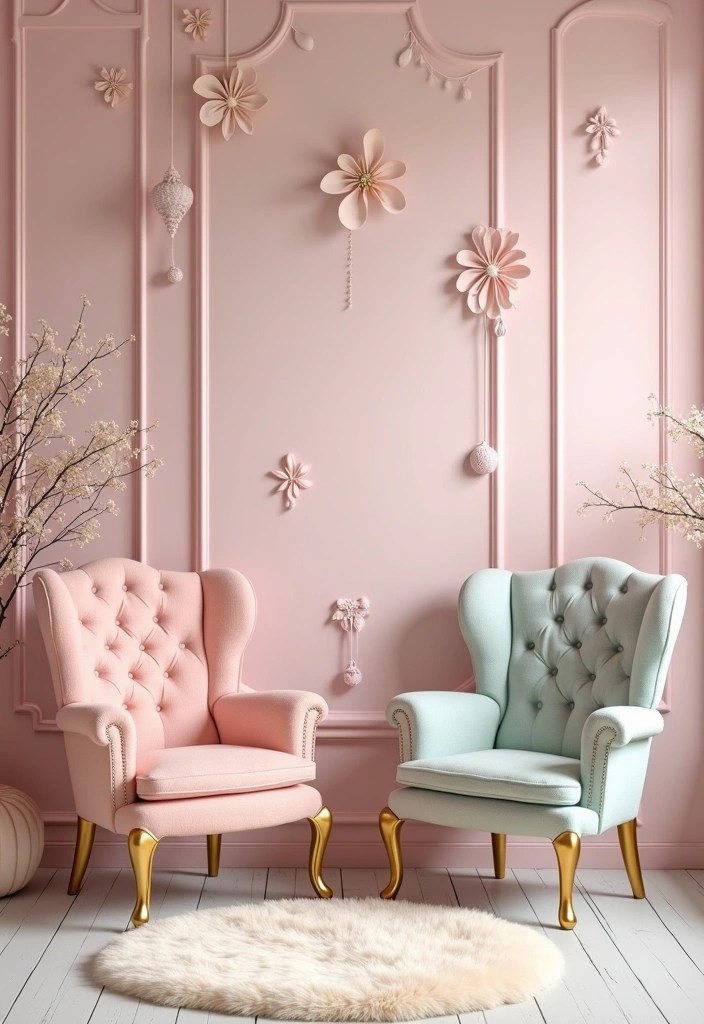 10 Stunning Rococo Decor Ideas That Will Make Your Home Feel Like a Palace! - 8. Playful Color Palettes