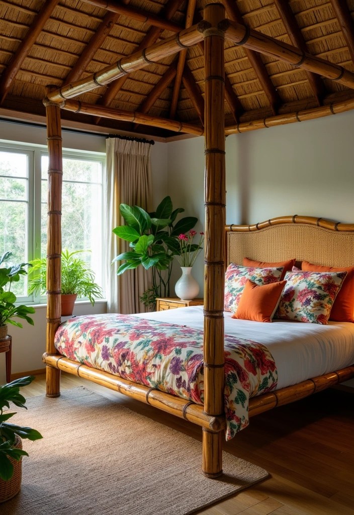 12 Bamboo Accents for a Tropical Home Decor Look That Will Leave You Breathless! - 11. Bamboo Bed Frames
