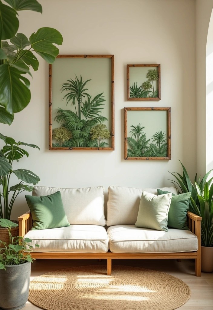 12 Bamboo Accents for a Tropical Home Decor Look That Will Leave You Breathless! - 2. Bamboo Wall Art