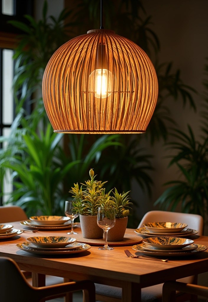 12 Bamboo Accents for a Tropical Home Decor Look That Will Leave You Breathless! - 3. Bamboo Lighting Fixtures