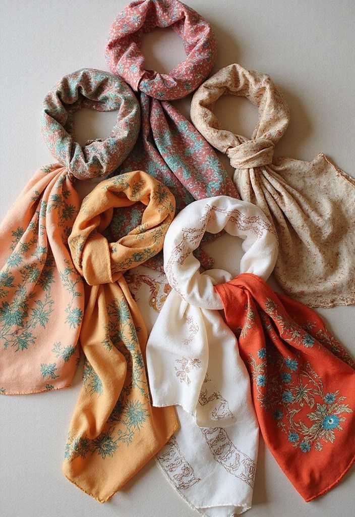 12 Vintage Aesthetic Amazon Finds That Will Make You Look Timelessly Chic! - 11. Vintage Print Scarves