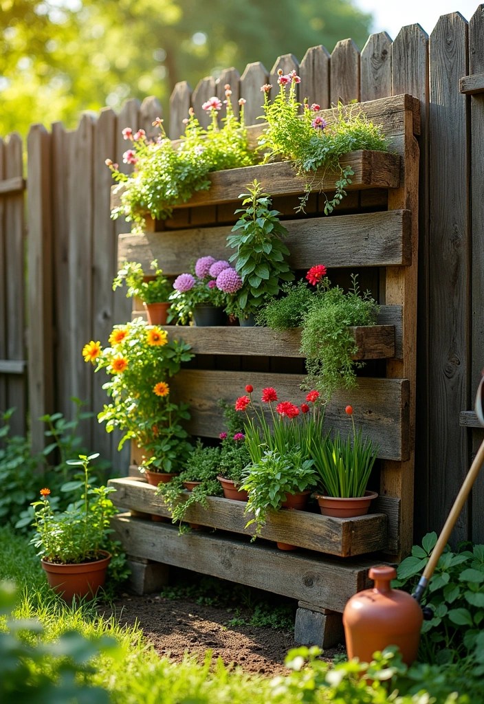 13 Amazing Vertical Garden Ideas That Make Any Space Feel Lush and Green! - 4. Recycled Pallet Garden