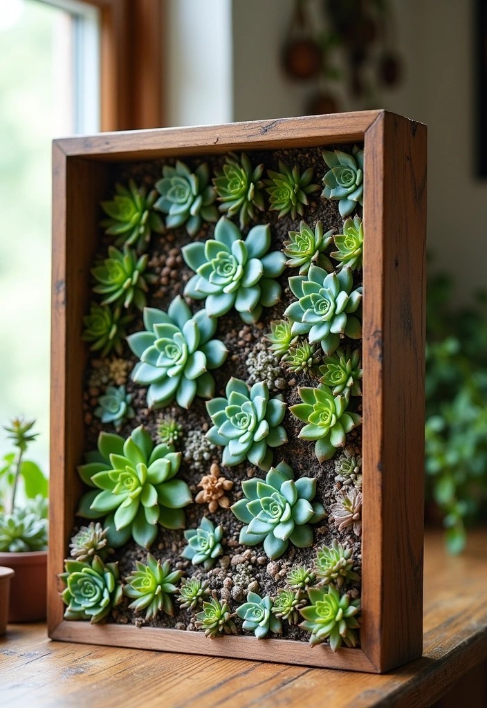 13 Amazing Vertical Garden Ideas That Make Any Space Feel Lush and Green! - 7. Vertical Succulent Garden
