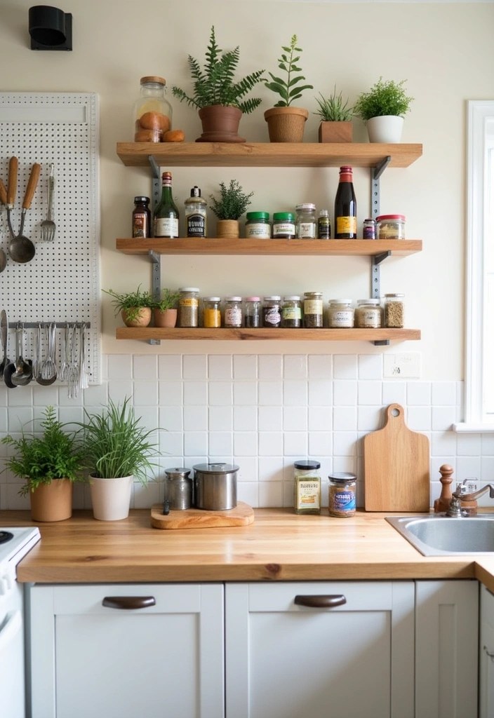 14 Functional Kitchen Layouts That Make Small Spaces Feel Huge! - 7. Vertical Storage Solutions: Reach for the Sky