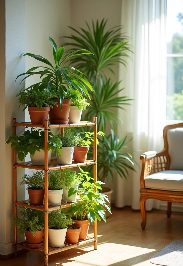 15 Bamboo Home Accessories That Will Transform Your Space into an Eco-Paradise! - 3. Bamboo Plant Stand