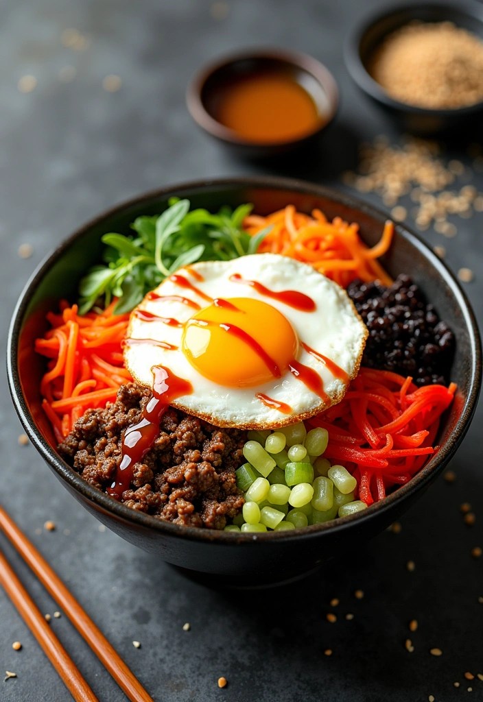 15 Mouth-Watering Global Recipes You Must Try This Week! - 10. Korean Bibimbap