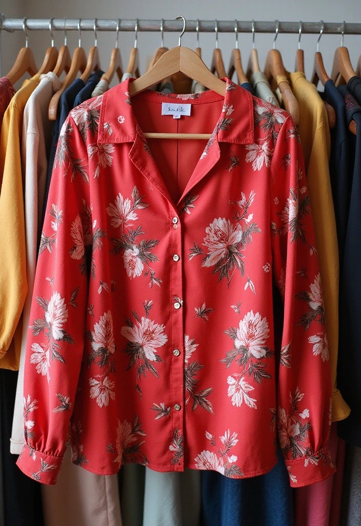 20 Cherry Red Fashion Inspirations That Will Ignite Your Creativity! - 10. Cherry Red Prints and Patterns