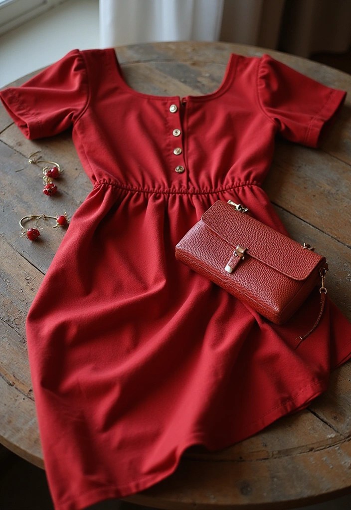 20 Cherry Red Fashion Inspirations That Will Ignite Your Creativity! - 11. Vintage Cherry Red Finds