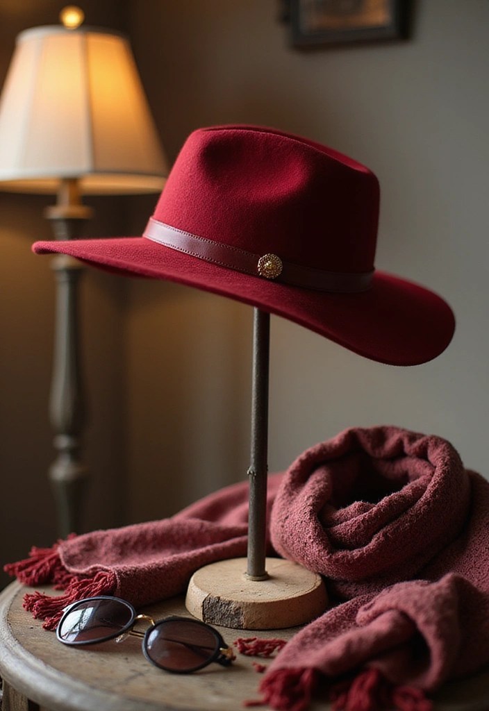 20 Cherry Red Fashion Inspirations That Will Ignite Your Creativity! - 14. Cherry Red Hats and Headwear