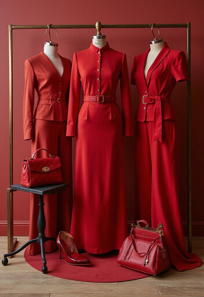 20 Cherry Red Fashion Inspirations That Will Ignite Your Creativity! - 20. Cherry Red Fashion Collaborations