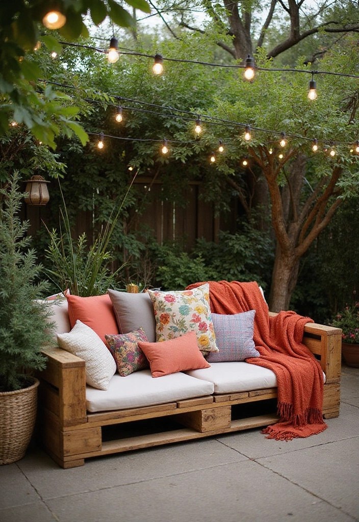 20 Upcycled Decor Ideas That Are So Stylish, You'll Want to Make Them All! - 3. Upcycled Wooden Pallet Sofa