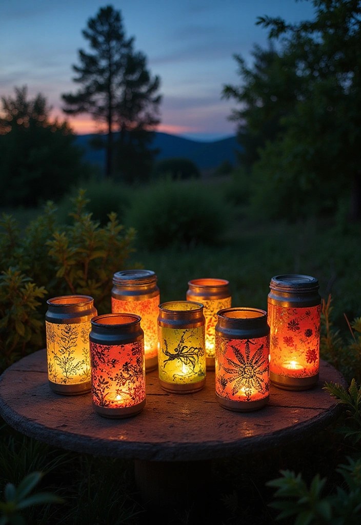 20 Upcycled Decor Ideas That Are So Stylish, You'll Want to Make Them All! - 5. Tin Can Lanterns