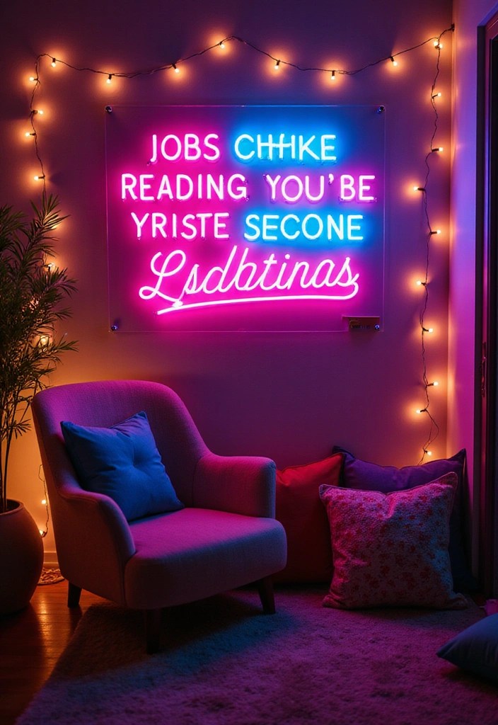 20 Worthy Amazon Finds to Elevate Your Home Aesthetic Instantly! - 11. You Won't Believe This: Customized Neon Signs!