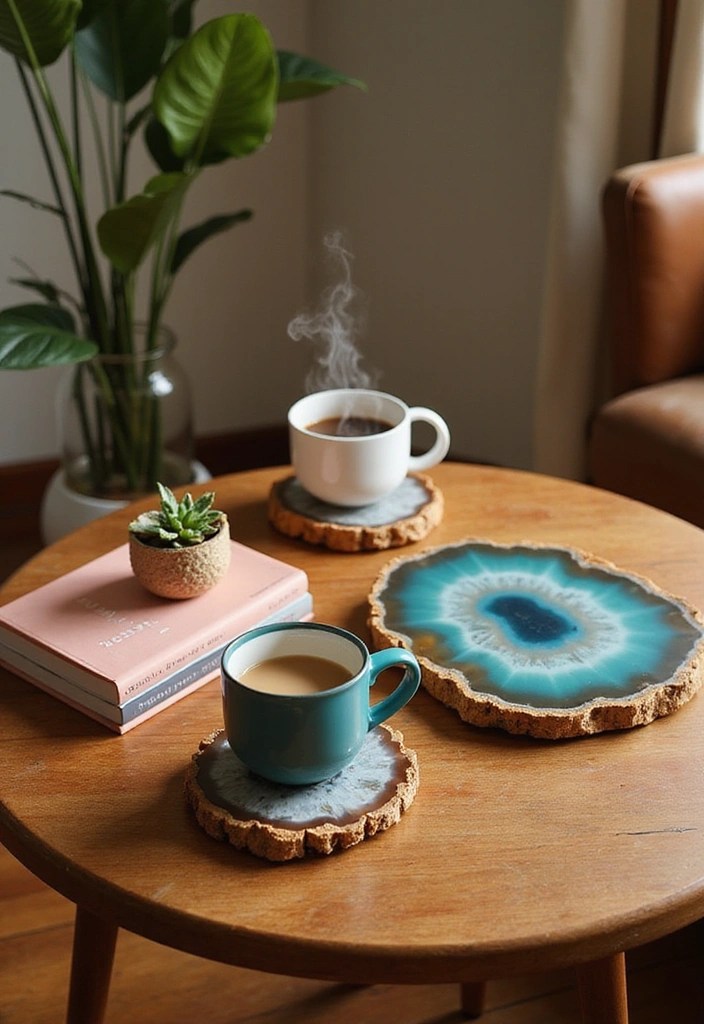 20 Worthy Amazon Finds to Elevate Your Home Aesthetic Instantly! - 15. Unique Coasters