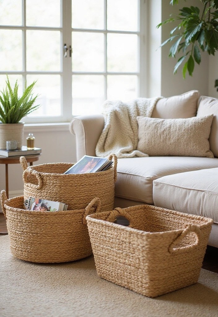 20 Worthy Amazon Finds to Elevate Your Home Aesthetic Instantly! - 6. Decorative Storage Baskets