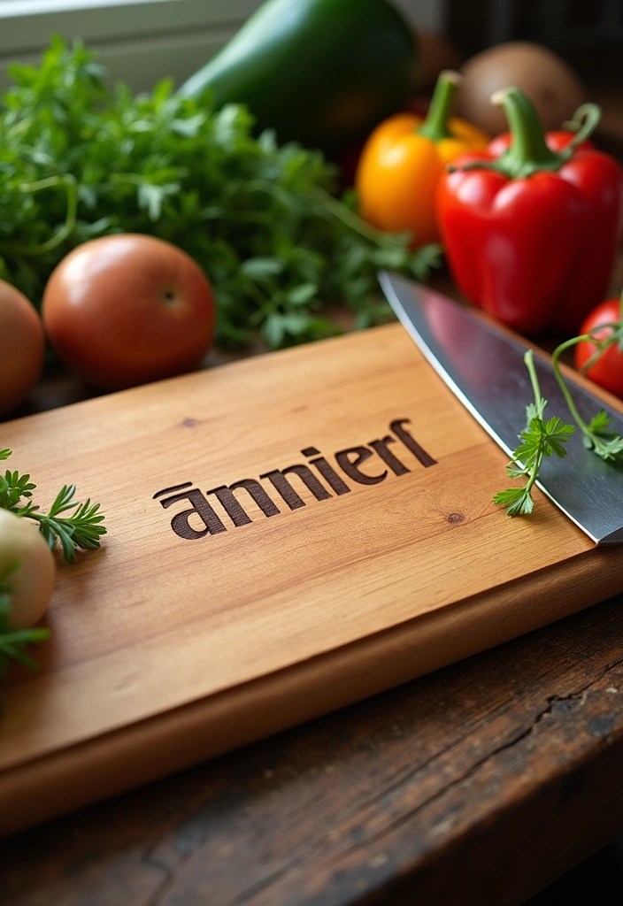 30 Unique Women's Day Gifts That Will Make Her Feel Extra Special! - 9. Personalized Cutting Board