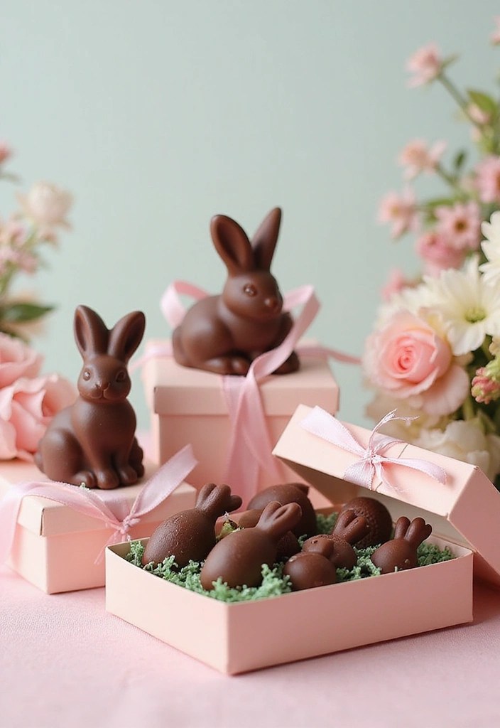 The Ultimate List of 100+ Creative Easter Gifts for a Springtime Celebration! - 3. Gourmet Chocolate Bunny Boxes