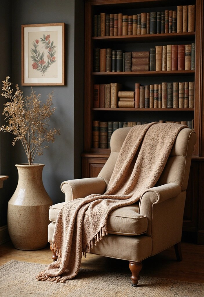 10 Cozy & Aesthetic Home Office Setups That’ll Make You Never Want to Leave! - 9. The Cozy Reading Nook