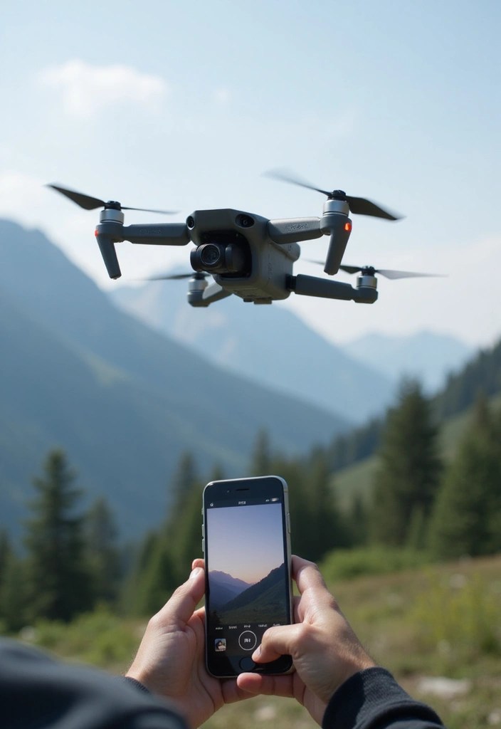 10 Small But Mighty Pocket Gadgets That Will Revolutionize Your Life! - 4. Pocket-Sized Drone