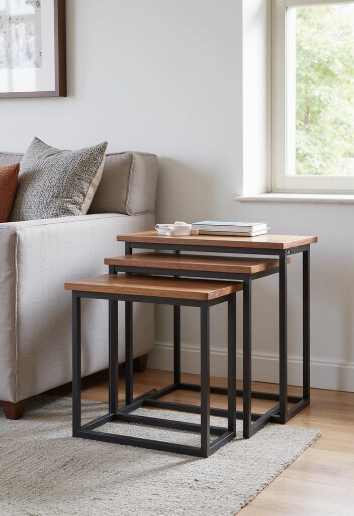 12 Functional Furniture Pieces That Maximize Storage in Small Rooms (You’ll Love #5!) - 2. Nesting Tables