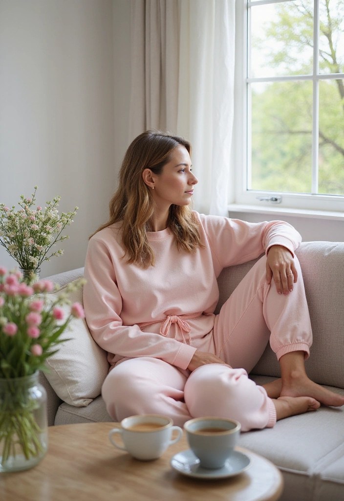 25 Casual Spring Outfits So Comfy You'll Want to Wear Them Everywhere! - 2. Comfy Jogger Set