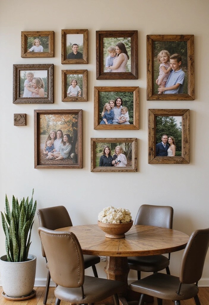 25 Rustic Cottagecore DIYs That Will Make Your Home Feel Like a Cozy Retreat! - 10. Rustic Photo Frames