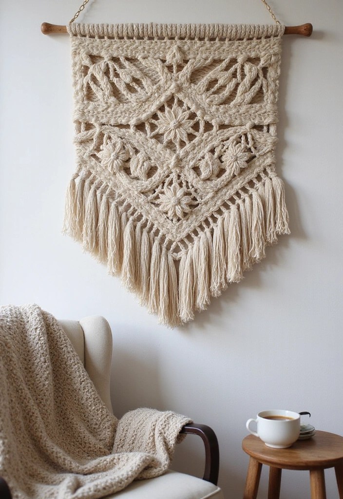 25 Rustic Cottagecore DIYs That Will Make Your Home Feel Like a Cozy Retreat! - 2. Woven Wall Hangings