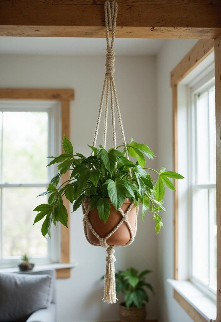 25 Rustic Cottagecore DIYs That Will Make Your Home Feel Like a Cozy Retreat! - 6. DIY Macrame Plant Hangers