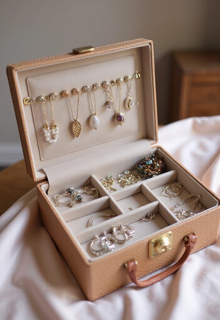 Discover 10 Exclusive High-End Travel Accessories You Can't Afford to Miss! - 3. Elegant Travel Jewelry Organizer