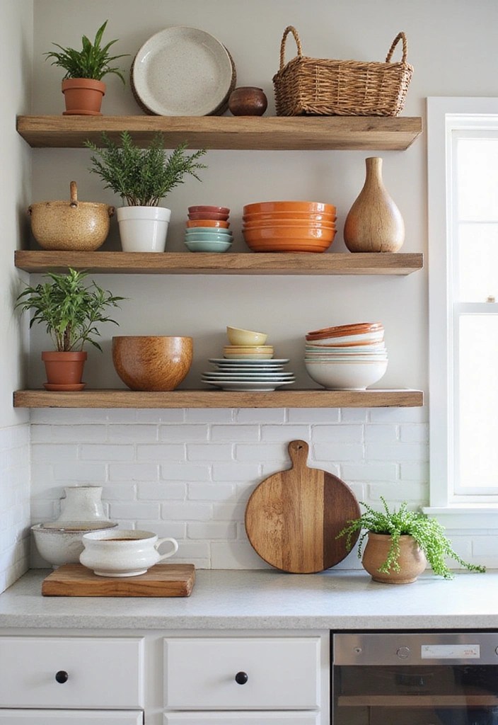Kitchen Organization & Cooking Aesthetics: 10 Tips to Elevate Your Space and Your Culinary Skills! - 1. Embrace Open Shelving