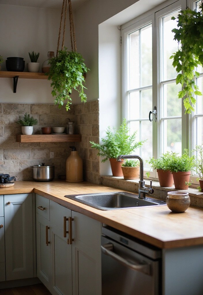 Kitchen Organization & Cooking Aesthetics: 10 Tips to Elevate Your Space and Your Culinary Skills! - 6. Incorporate Natural Elements